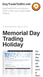 Mobile Screenshot of daytradetowin.net